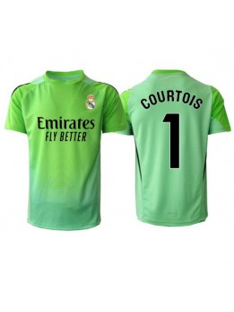 Real Madrid Thibaut Courtois #1 Målvakt Replika Borta Kläder 2025-26 Kortärmad